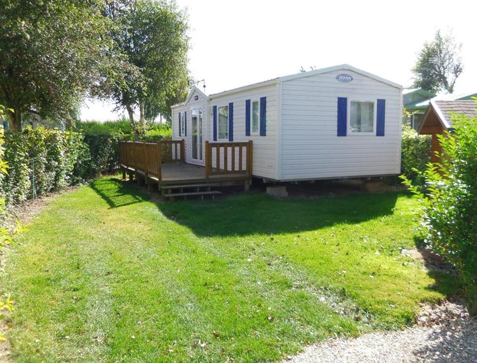 Location Mobile home with terrace and garden camping de la motte **** quend somme picardie