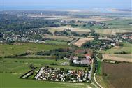 Camping La Motte at Quend Plage seen from the sky